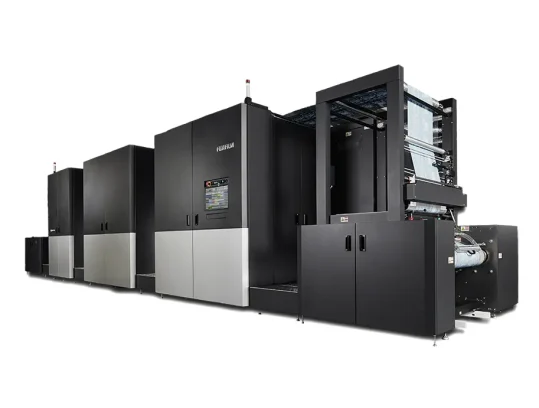 FujiFilm J Press FP790 machine sitting on a white background