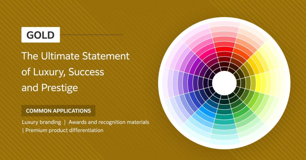 Gold - the ultimate statement of luxury, success and prestige